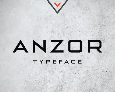 Anzor font