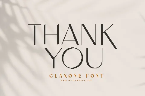 Claxone font