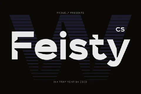 CS Feisty font