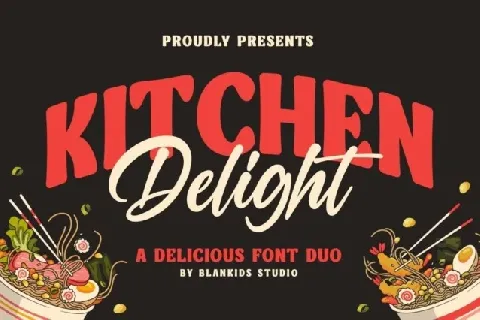 Kitchen Delight Duo font