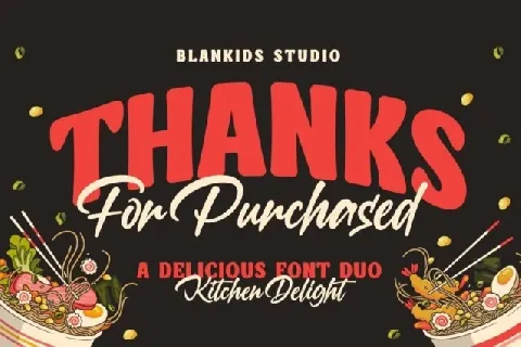 Kitchen Delight Duo font