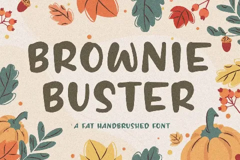 BROWNIE BUSTER font