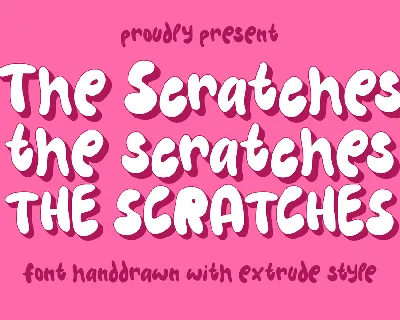 The Scratches font