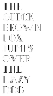 Benthem font