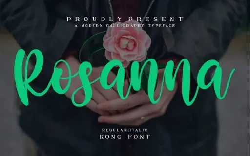 Rosanna Calligraphy font