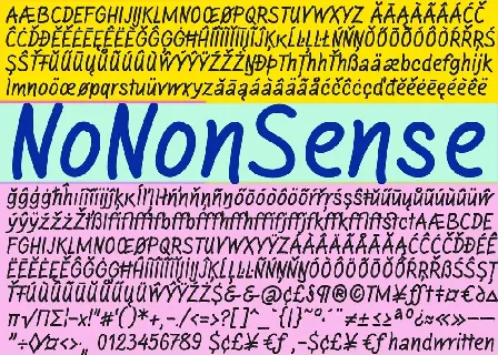 NoNonSense font