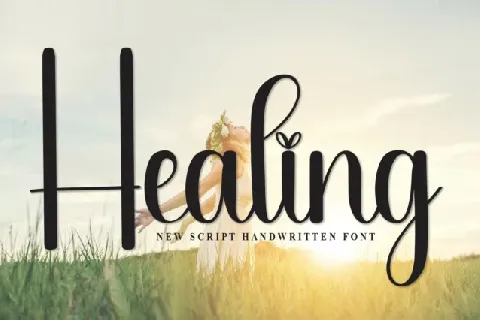 Healing Script font