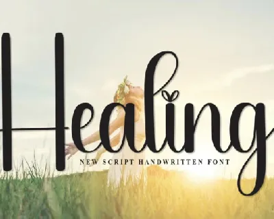 Healing Script font