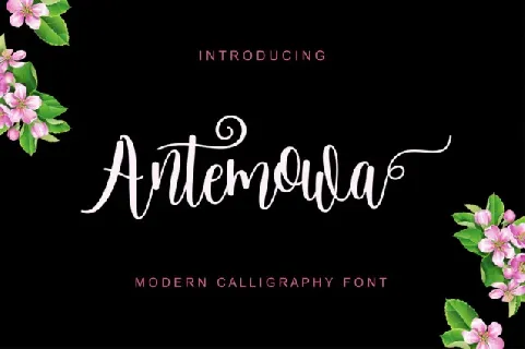 Antemowa font