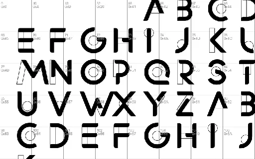 Contourism font