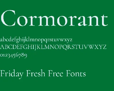 Cormorant Family font