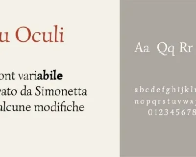 Ictu Oculi Family font