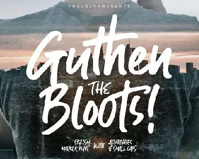 Guthen Bloots font