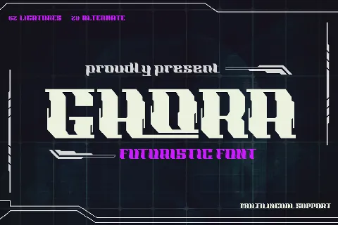 GHORA trial font