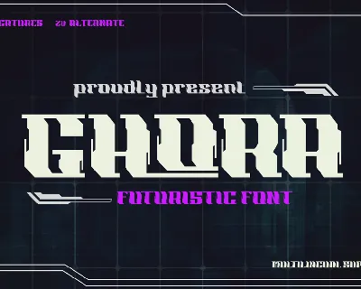 GHORA trial font