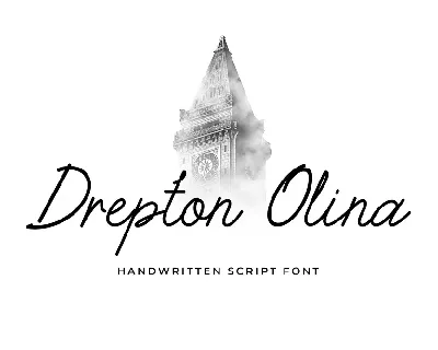 Drepton Olina font