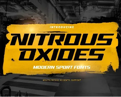 Nitrous Oxides font