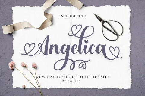 Angelica Script Typeface font