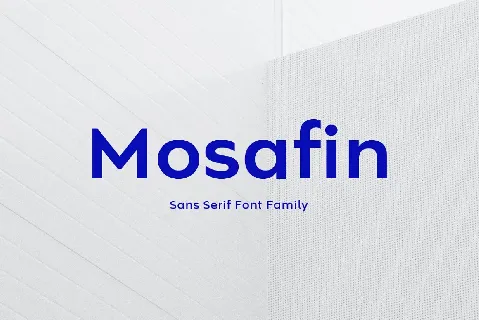 Mosafin font