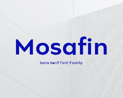 Mosafin font