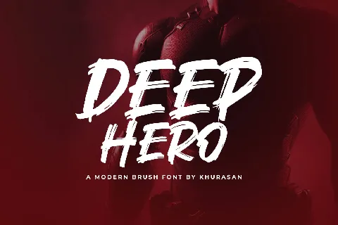 Deep Hero font