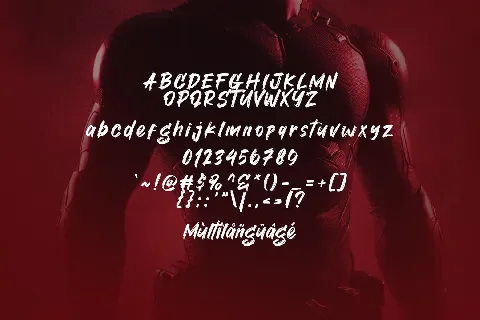 Deep Hero font