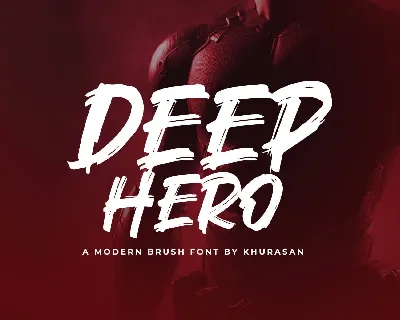 Deep Hero font