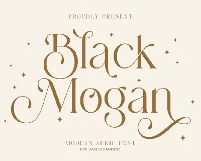 Black Mogan font