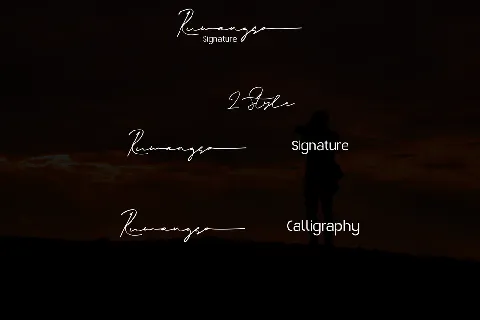 Rumangsa Handwritten font