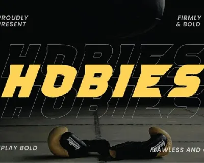 Hobies font