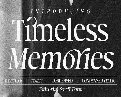 Timeless Memories font