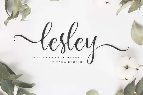 Lesley font