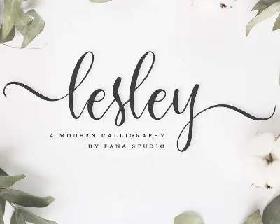 Lesley font