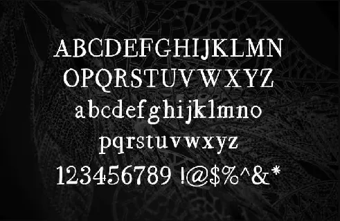 SilverLeaf font