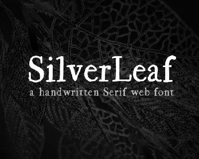 SilverLeaf font