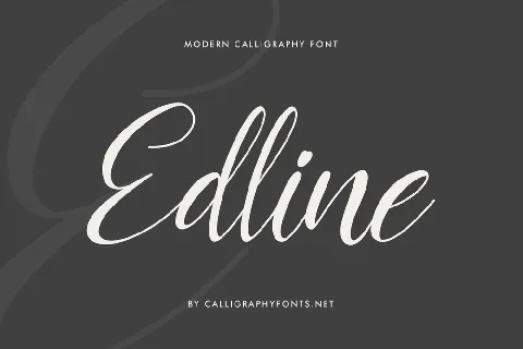 Edline Demo font