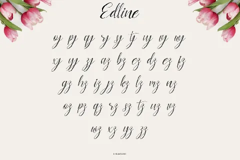 Edline Demo font