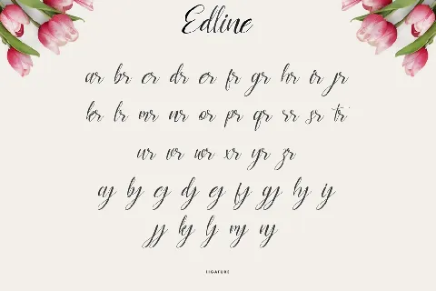 Edline Demo font