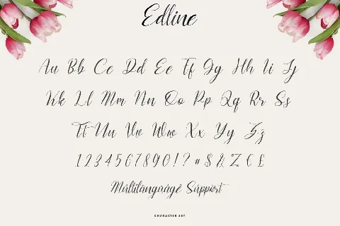 Edline Demo font