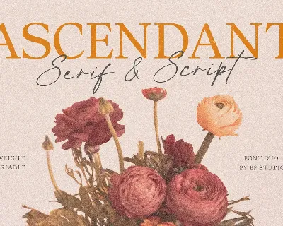 Ascendant Personal Use font