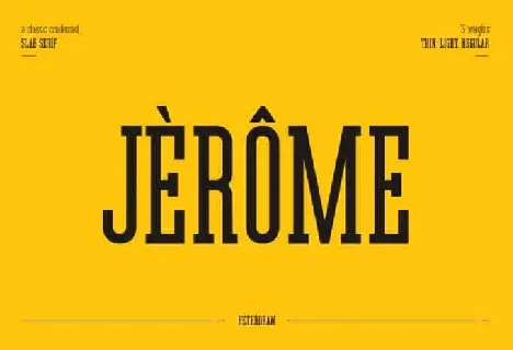 Jerome Slab Serif font