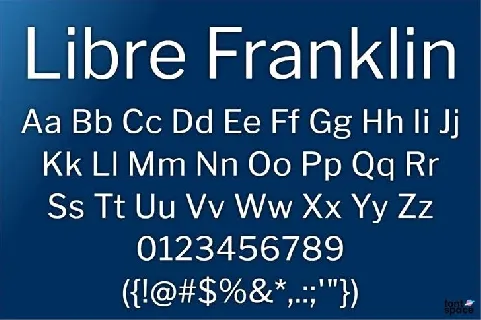 Libre Franklin Family font