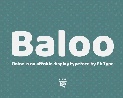 Baloo Family font
