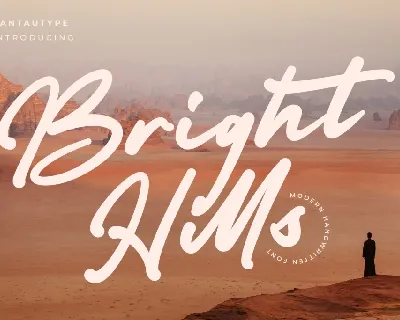 Bright Hills font