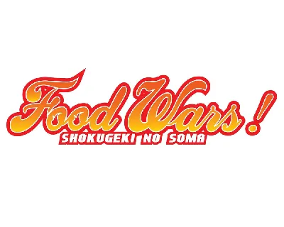 Food Wars font