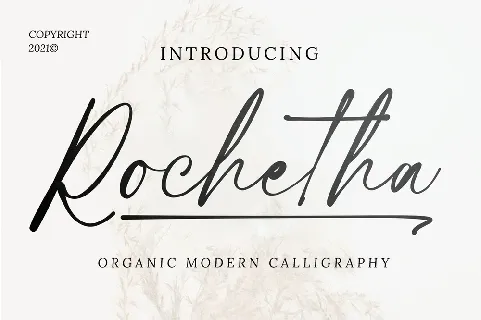 Rochetha font