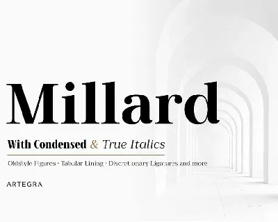 Millard Family font