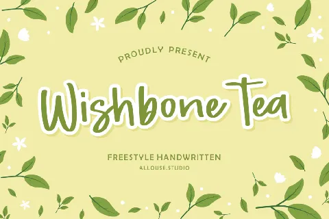 Wishbone Tea Demo font