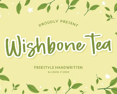 Wishbone Tea Demo font