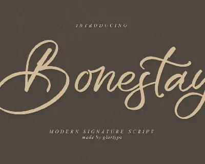 Bonestay font